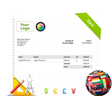 customiseable your invoice