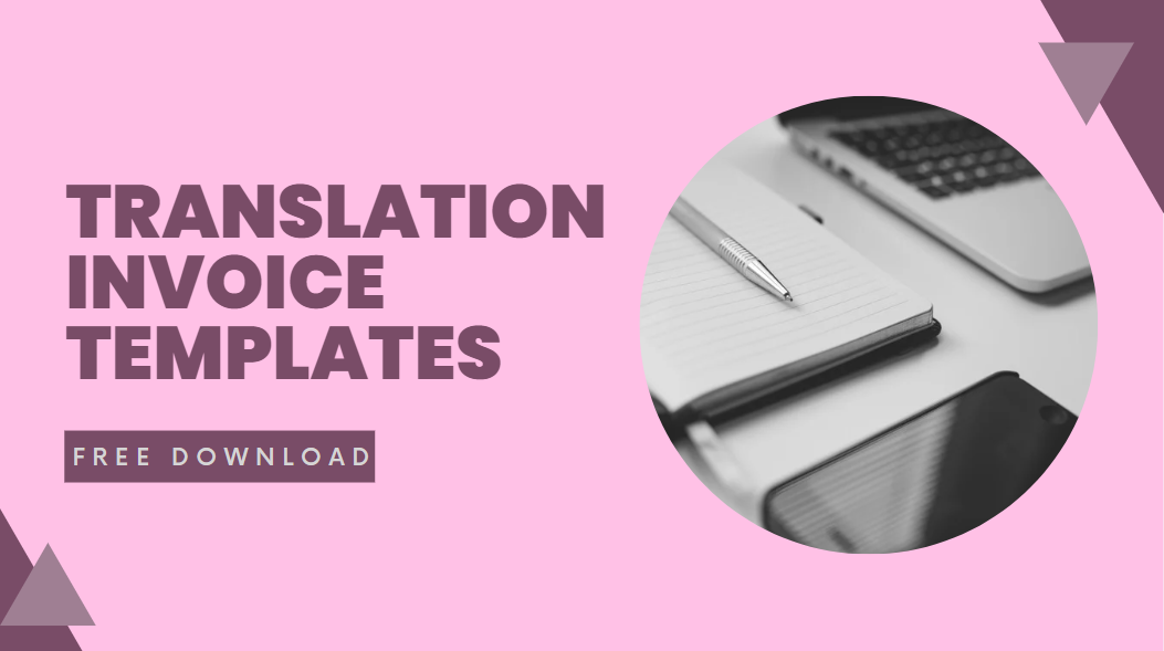 Translation Service Invoice Templates Word, Excel, Docs