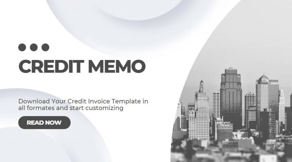 2022 Memo Credit (Credit Note) | Downloadable templates in all Formats